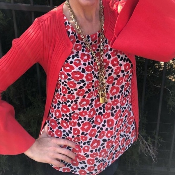 Cabi Flipside Floral Reversible Blouse - Picture 5 of 5